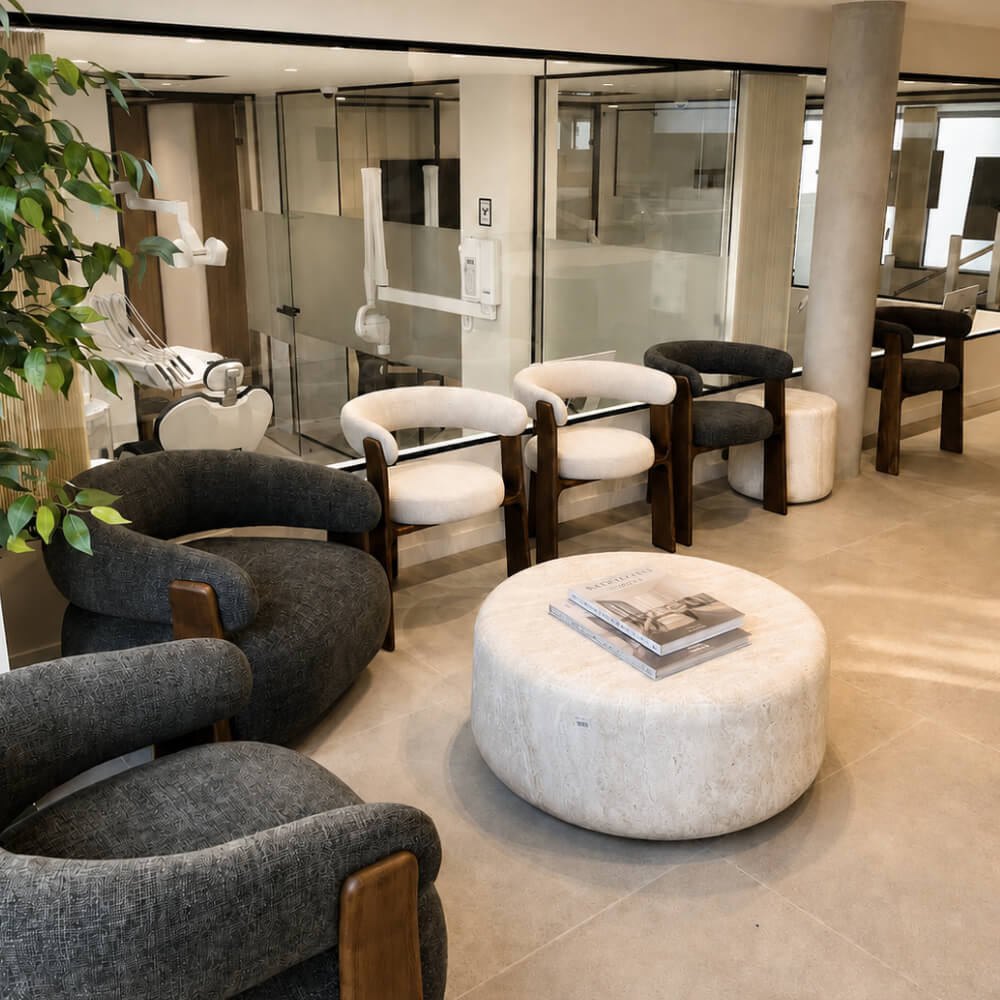 Sala d'espera de la clínica dental a Vidreres
